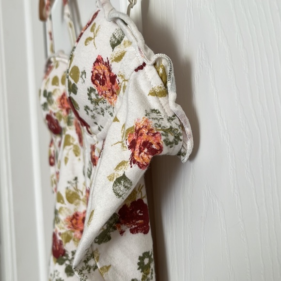 $20/2 MUDD crop top corset floral y2k spaghetti stripes adjustable padded - Picture 6 of 9